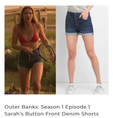 Sarah Cameron Style, Outerbanks Girl Outfits, Sarah Cameron Outfits, Outer Banks Season 1, Outfit Outer, Outer Banks Outfits, Outer Banks Style, Sarah Cameron, Movie Inspired Outfits