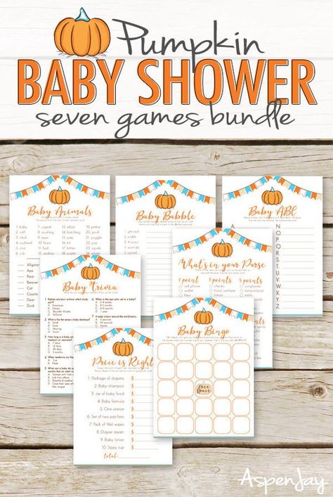 How Many Pumpkins In The Jar Game, Little Pumpkin Baby Shower Games, Candy Corn Guessing Game, Baby Shower Games Fall, Pumpkin Baby Shower Games, Baby Shower Games Pumpkin Theme, Abc Game, Fall Baby Shower Themes, Abc Games