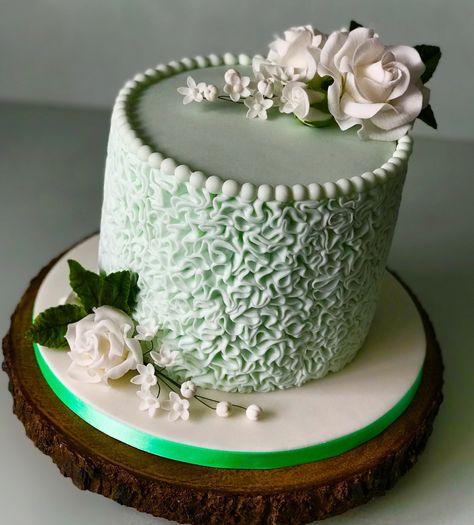 Classic Cake Designs, Quilling Cake, Camo Wedding Cakes, Dragon Cakes, Buttercream Cake Designs, Fondant Cake Designs, Vanilla Sponge Cake, Ruffle Cake, Cake Decorating Designs