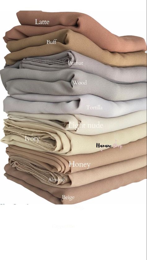 Colours Name, Wardrobe Color Guide, Hijab Colors, Color Knowledge, Colour Combinations Fashion, Hijab Collection, Modesty Outfits, Mode Turban, Color Combinations For Clothes