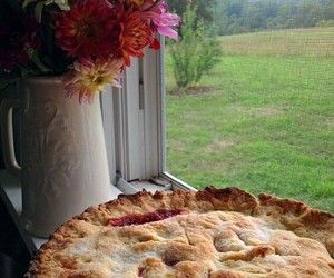 flowers Grandma Home, Style Archetypes, Pie Pastry, Distant Memory, Nostalgia Childhood, Cozy Cottages, Cottage Aesthetic, Pie Safe, Farm Lifestyle