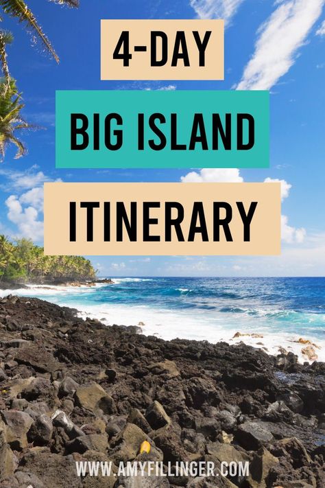 4-day Big Island itinerary 4 Day Big Island Itinerary, Big Island Hawaii Itinerary, Hawaii Big Island Things To Do, Things To Do On The Big Island Of Hawaii, Big Island Hawaii Aesthetic, Big Island Hawaii Things To Do, Big Island Itinerary, Hawaii 2023, Best Hawaiian Island