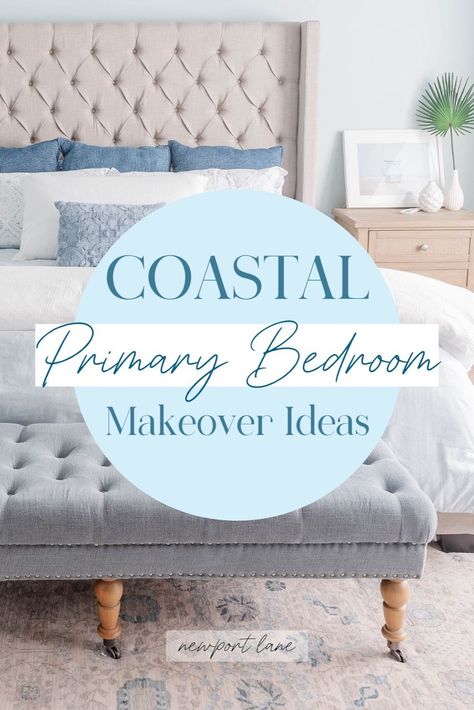 Transform your primary bedroom into a serene retreat with our blog post on Coastal Style Bedroom Ideas You'll Love. Discover inspiring Beach Themed Bedroom Ideas that bring the tranquility of the ocean to your space. Explore elegant Coastal Bedrooms designed to create a relaxing and inviting atmosphere. Coastal Elegant Bedroom, Luxury Coastal Bedroom, Adding Texture To A Room, Coastal Bedrooms Ideas, Coastal Bedroom Inspiration, Coastal Master Bedrooms Decor, Beach House Bedroom Aesthetic, Coastal Bedrooms Bedding, Coastal Guest Bedroom Ideas