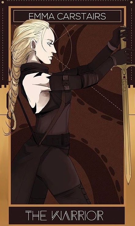 emma carstiars the warrior tarot card Emma Carstairs, Shadowhunter Academy, Cassandra Jean, Lady Midnight, Lord Of Shadows, Shadowhunters Tv Show, Cassie Clare, Clockwork Angel, Cassandra Clare Books