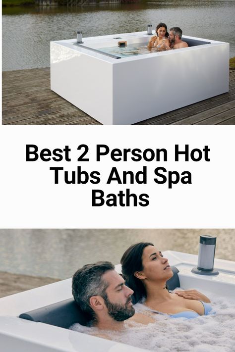 Let’s take a look at the benefits of hydrotherapy, and the best two person hot tubs and spa baths available to buy on Aquatica’s online store. #ThisIsAquatica #deephottubs #luxuryoutdoorhottubs Two Person Hot Tub, Tub For 2, 2 Person Bathtub, Two Person Bathtub, Two Person Tub, Tub For Two, Inground Hot Tub, Small Hot Tub, Bath For Two