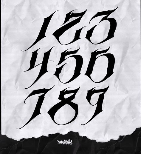 Next dose of Tattoo Numbers…✨ 1- 9 . other styles are available in Procreate tattoo stamps link in bio . #tattoolettering #tattoo #lettering #tattoos #letteringtattoo #tattooartist #letters #ink #calligraphy #tattooed #inked #tattooart #customlettering #customletters #tattoonumbers 602 Tattoo, Tattoo Numbers, Calligraphy Tattoo Fonts, Tattoo Stamps, Lettering Tattoos, Procreate Tattoo, Tattoo Fonts Alphabet, Graffiti Lettering Alphabet, Ink Calligraphy