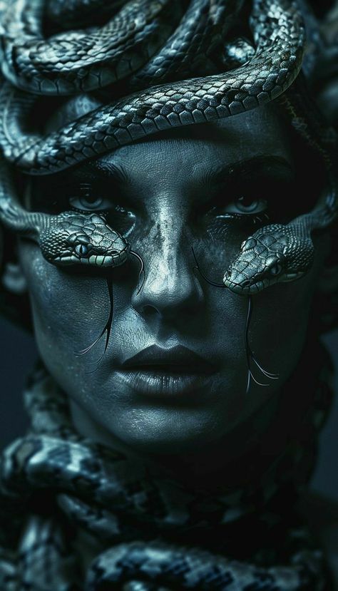 Medusa Pictures, Medusa Tattoo Design, Medusa Gorgon, Medusa Art, Greek Mythology Tattoos, Dark Art Photography, Mythology Tattoos, Medusa Tattoo, Gothic Fantasy Art