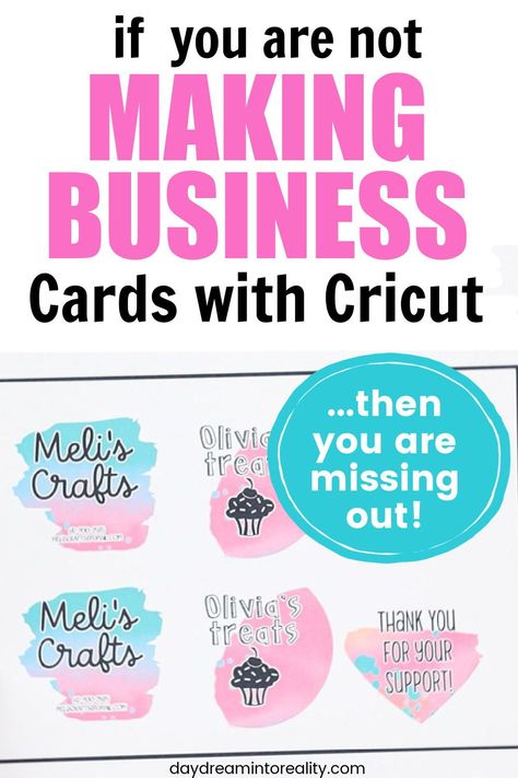 Business Card Ideas For Crafters, How To Make Business Cards With Cricut, Crafting Business Cards, Cricut Business Cards, Etsy Business Cards, Transparent Business Cards, Google Business Card, Create Business Cards, Make Business Cards