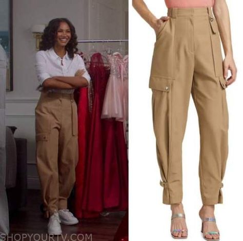 All American: Season 5 Episode 3 Layla's Tan Tapered Cargo Pants Check more at https://www.shopyourtv.com/all-american-season-5-episode-3-laylas-tan-tapered-cargo-pants/ All American Season 5, Layla Keating, Tapered Cargo Pants, Worn On Tv, Where To Buy Clothes, Fashion Tv, Clothes Style, All American, Episode 3