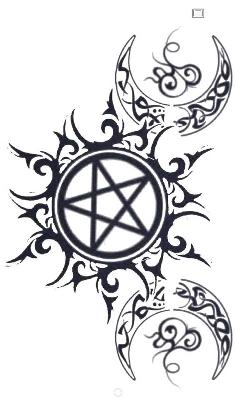 Pentacle Tattoo, Beautiful Spine Tattoos, Pentagram Tattoo, Vintage Flower Tattoo, Norse Mythology Tattoo, Pagan Tattoo, Emo Tattoos, Spine Tattoo Ideas, Wrist Tattoo Ideas