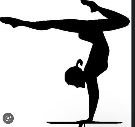 Handstand Drawing, Gymnast Silhouette, Gymnastics Handstand, Handstand, Gymnast, Yoga Poses, Bing Images, Gymnastics, Human Silhouette