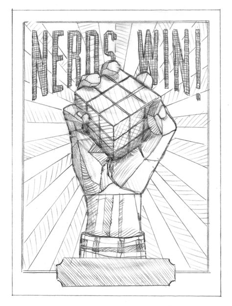 Rubix Cube Illustration, Magazine Sketch, Dkng Studios, Rubiks Cube Algorithms, Fun Editorial, Maxim Magazine, Rubix Cube, Wave Illustration, Cute Puns