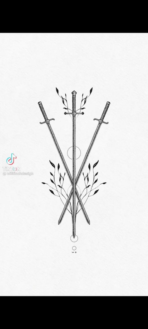 Three Musketeers Tattoo, Three Of Swords Tattoo, Swords Tattoo, Three Of Swords, Three Musketeers, First Tattoo, Compass Tattoo, Swords, I Tattoo