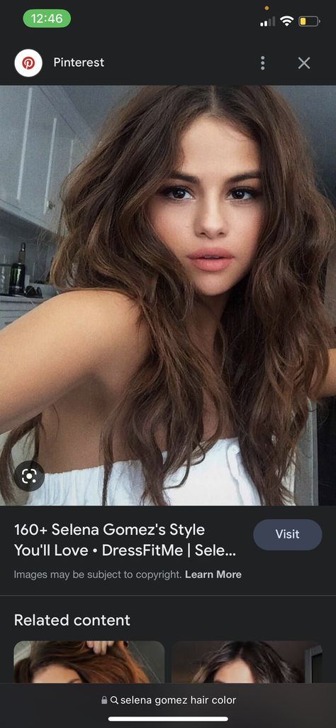 Selena Gomez Hair Color, Selena Gomez Hair, Selena Gomez Style, Cant Stop Thinking, Glam Squad, Having A Bad Day, Hair Inspo Color, Selena Gomez, Hair Hacks