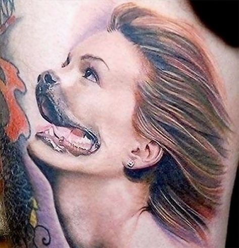 Ugly Tattoos, Girlfriend Tattoos, Awful Tattoos, Baby Lions, Terrible Tattoos, Optical Illusion Tattoos, Illusion Tattoos, Horror Tattoos, Optical Illusion Tattoo