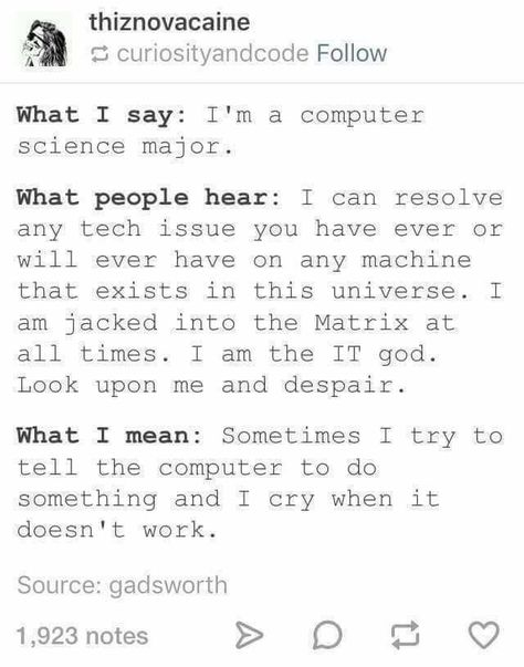 Computer Science Memes Funny, It Jokes Computer, Computer Science Jokes, Computer Science Meme, Computer Science Wallpaper, Computer Science Major Aesthetic, Computer Science Classroom, Computer Science Funny, Coding Jokes