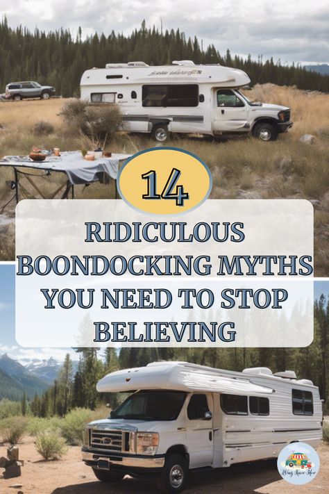 Think boondocking is just for the rugged? Think again! We're debunking 14 myths that might be holding you back from the freedom of the open road. Ready to find out the truth and take your RV adventures to the next level? How will this change your next trip? Let's chat in the comments! #rvingknowhow #boondocking #RVlife #adventureawaits #travelmyths Boondocking Rv, Rv Adventure, Buying An Rv, Land Management, Camping Area, Free Camping, Let's Chat, Think Again, Rv Parks