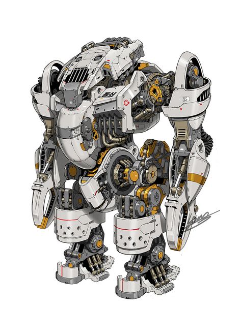 ArtStation - Mechanic Design, Jacob (Storm) Jang Mech Concept, Mechanic Design, Robot Design Sketch, Robot Suit, Mecha Suit, Power Armour, Mech Suit, Robot Illustration, Cool Robots