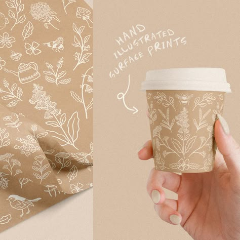 🎨✨ Let's discuss brand patterns! They're one of my fave assets to include in the brand packages I design for my clients. As a trained illustrator I love adapting the illustration style to fit the business I'm working with at the time. Pictured is one of the bespoke patterns I crafted for Milk & Honey cafè I've called 'Sunday Afternoon'. Filled with all the #cottagecore goodness of a cosy coffee nook and enough woodland critters & teacups to summon Alice from Wonderland, I love the way these... Brand Pattern, Alice From Wonderland, Coffee Nook, Honey Cafe, Woodland Critters, Brand Patterns, Milk Honey, Illustration Style, Let's Chat