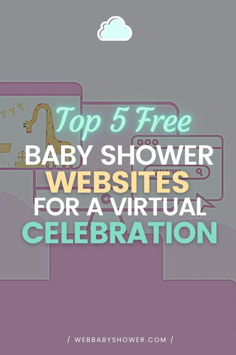 Want to host a virtual baby shower without spending money on a website? Here are top 5 free baby shower websites for an online baby shower on a budget! #budgetbabyshower #onlinebabyshowerwebsites Free Website Maker, Baby Shower On A Budget, Shower On A Budget, Virtual Baby Shower Ideas, Online Baby Shower Invites, Rsvp Website, Online Baby Shower, Budget Baby Shower, Free Baby Shower