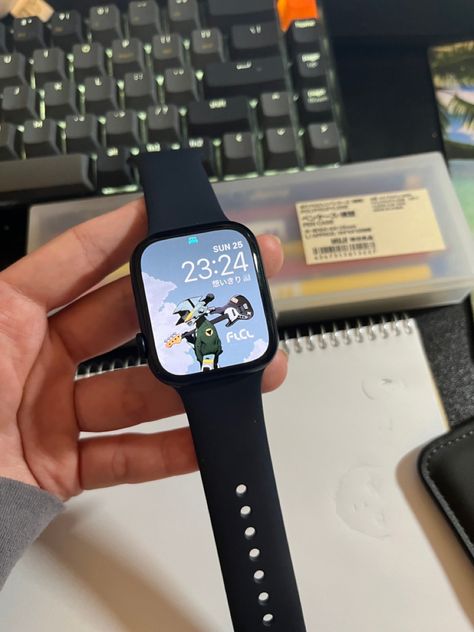 Jamming Aesthetic, Jam Aesthetic, Apple Watch Aesthetic, Apple Watch Custom Faces, Apple Iphone Accessories, Tech Watches, Ipad Tutorials, Life Coach Quotes, Apple Watch Series 7