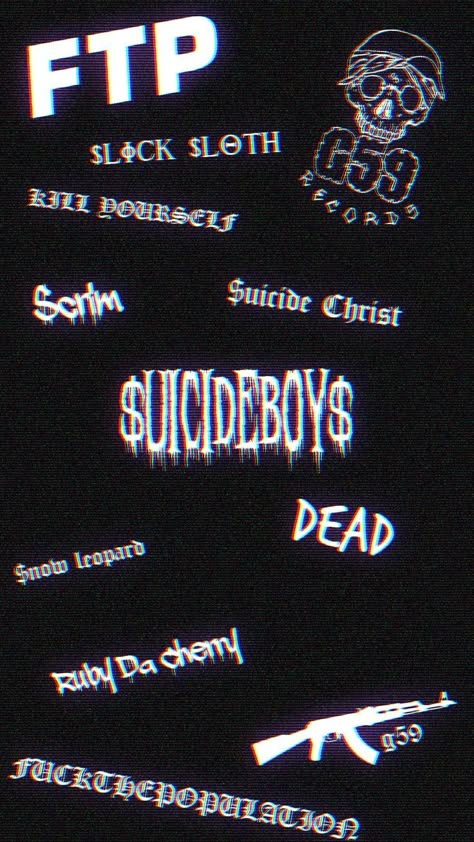 Uicideboy Wallpaper, Dope Wallpaper, Dope Wallpaper Iphone, Hype Wallpaper, Glitch Wallpaper, Amazing Wallpaper, Goth Wallpaper, Supreme Wallpaper, Emo Wallpaper