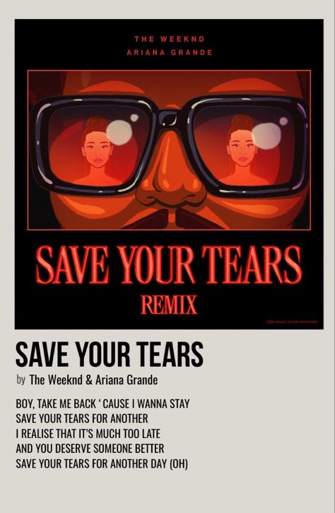 The Weeknd Poster Save Your Tears, The Weekend Polaroid Poster, The Weeknd Song Poster, Song Posters The Weeknd, Save Your Tears Remix Ariana Grande, The Weeknd Polaroid Poster, Save Your Tears The Weeknd Ariana Grande, Songs Posters Aesthetic, The Weeknd Polaroid