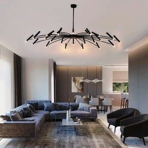 $38.00 - 660.00 MR.XRZ COB Led Linear Bar Lights 10W Frameless Embedded Aluminum Profile Diamond Cover LED Cabinet Bar Indoor Strip Lights - LIVING ROOM LIGHTING DESIGN IDEAS - LEDNEWS Celling Lamp, Led Chandelier Modern, Minimalist Chandelier, Modern Hanging Lights, Lamp Decoration, Chandelier Modern, Light For Living Room, Ceiling Light Design, Room Deco