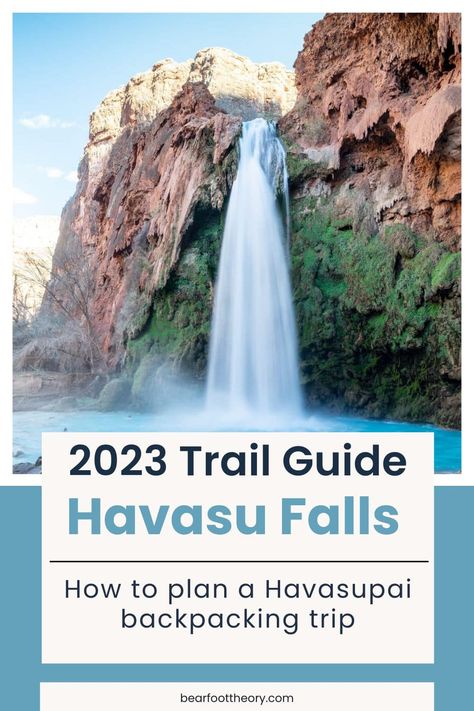 Havasu Falls Hike, Camp Essentials, Havasupai Falls, Trip To Grand Canyon, Arizona Adventure, Havasu Falls, Arizona Hiking, Travel Plan, Arizona Travel