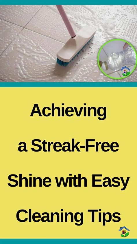 Embrace streak-free perfection and let your floors shine like never before, by following these expert cleaning tips for a flawless finish! Cleaning and shining floors without leaving streaks is a rewarding endeavor that can elevate the overall appearance of your home. Streaks on floors can be frustrating, as they detract from the polished look you’re […] Shiny Tile Floors, Tile Floor Cleaner, Clean Tile, Floor Cleaning, What To Use, Sparkling Clean, Ceramic Floor, Marble Floor, White Vinegar