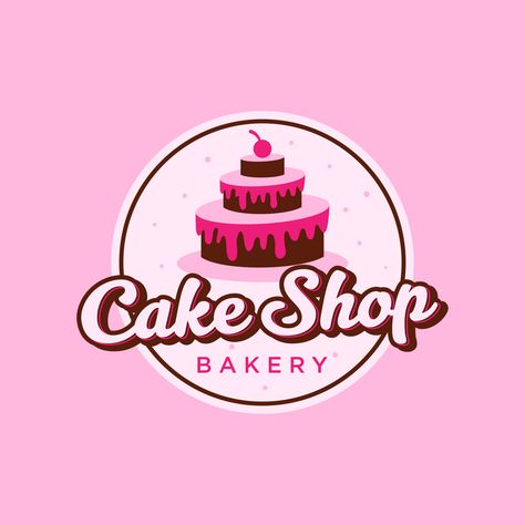 Download Premium Sweet cake bakery shop logo and discover more Professional Graphic Resources on Freepik. #feepik #vector #birthday #birthdaycake #cake #cakevector #cakeshop #cakelogo #sweetshop Logo Bakery Cake, Cake Bakery Logo, Cake Bakery Shop, Logo Design Coffee, Free Business Logo, Best Logo Maker, Sweet Logo, Cake Design Inspiration, Cupcake Logo