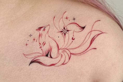 Fox Tattoo Design, Traditional Tattoo Inspiration, Beginner Tattoos, Pokemon Tattoo, Fox Tattoo, Tatuaje A Color, Cute Tattoos For Women, Discreet Tattoos, Up Tattoos