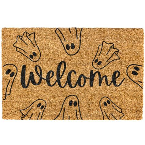 Halloween doormat, Ghost Door mat, Halloween Decorations, Welcome Mat, Funny Door mat, Cute Ghost Doormat, Ghost Decor Ghost Doormat, Ghost Door, Funny Door Mat, Ghost Decor, Halloween Doormat, Halloween Door Mat, Tiktok Shop, Cricut Explore Air, Door Mats