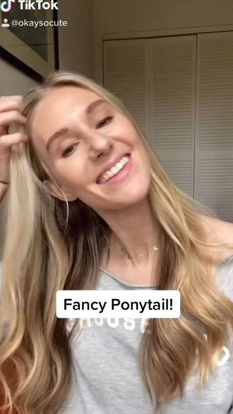 2 min ponytail tutorial #haircut #haircolor #hairstyles Fancy Ponytail, Twist Tutorial, Hairstyle Ponytail, Ponytail Tutorial, Ponytail Hairstyles Easy, Hair Upstyles, Hair Braid Videos, Hairstyle Tutorial, Peinados Fáciles Para Cabello Corto