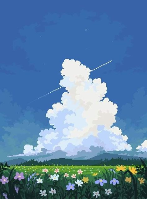 Pixel Art Landscape, Piskel Art, Pixel Art Background, Cool Pixel Art, Pixel Drawing, Pix Art, Landscape Concept, Perspective Art, Pixel Art Design