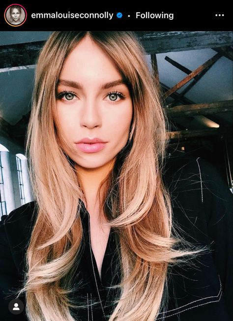 Emma Louise Connolly hair Emma Louise Connolly, Emma Connolly, Emma Lou, Golden Hour, Wedding Makeup, Maybelline, Hair Inspo, Cute Hairstyles, Bridal Hair