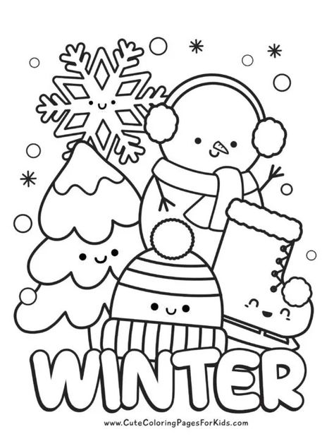 Printable Coloring Pages Archives - Cute Coloring Pages For Kids Hello December Coloring Page, Free December Coloring Pages, December Colouring Pages, Jan Brett Crafts Preschool, Color Pages Christmas, Holiday Colouring Pages, December Coloring Pages For Kids, Fun Christmas Coloring Pages, Color Sheets For Preschool