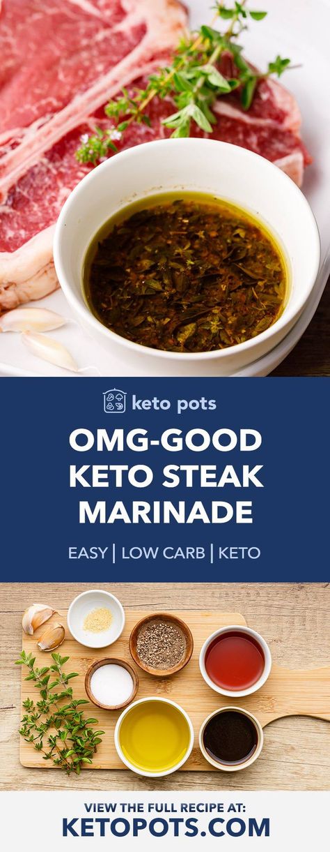 OMG-Good Keto Steak Marinade Without Coconut Aminos - Keto Pots Keto Steak Marinade, Homemade Steak Marinade, Easy Steak Marinade, Easy Steak Marinade Recipes, Keto Steak, Steak Marinade Easy, Balsamic Marinade, Balsamic Vinaigrette Recipe, Garlic Balsamic