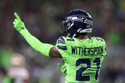 Watch: Devon Witherspoon talks about making Pro Bowl as a rookie Devon Witherspoon, Bobby Wagner, Pete Carroll, Geno Smith, Seattle Seahawks Football, Nfl Photos, Seahawks Football, Rookie Of The Year, Football Pictures