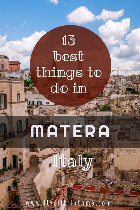 Matera Italy Photography, Cave Town, Gorgeous Landscapes, Matera Italy, Italian Trip, History Photography, Italy Destinations, Things To Do In Italy, Explore Italy