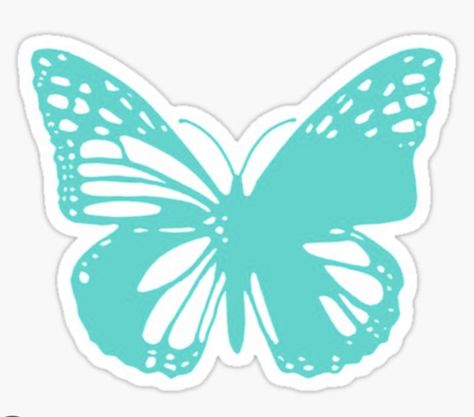 Paradise Kiss Tattoo, Paradise Kiss Butterfly, Paradise Kiss Butterfly Ring, Trans Butterfly Tattoo, Blue Outline Butterfly Tattoo, Butterfly Car Stickers, Blue Butterfly Sticker, Kiss Tattoos, Paradise Kiss