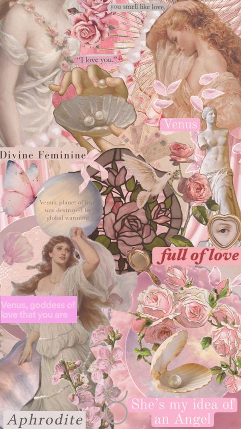 #aphrodite #aesthetic #greekmythology #greekgoddesses #love #pink #taurus #venus #beauty #wallpaper #girlhood #women #fate #zodiac #libra #ruledbyvenus #goddess #goddessofbeauty Venus In Libra, Aphrodite Aesthetic, Beauty Wallpaper, Goddess Of Love, Greek Gods, Divine Feminine, Aphrodite, Greek Mythology, Body Art Tattoos