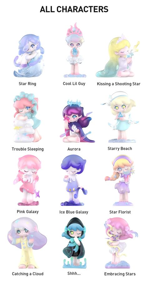 POP NOW:AZURA A Dream About Stars Series Figures - POP MART (United States) Azura A Dream About Stars, Pop Mart Azura, Azura Pop Mart, Pop Mart Figures, Blind Boxes, Pink Galaxy, Xmas List, Gift Inspo, Pop Mart