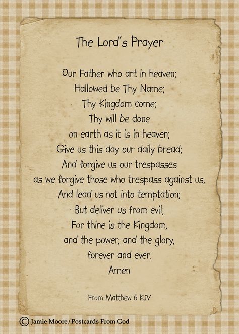 For Thine is the Kingdom, the power and the glory forever!  www.facebook.com/PostcardsFromGod Halloween Costume Ideas For 4, Costume Ideas For 4 People, Costume Ideas For 4, 4 Person Halloween Costumes, Halloween Costumes Funny, Our Father Prayer, Our Father Who Art In Heaven, Costumes Funny, Lords Prayer