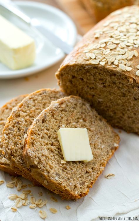 Multigrain Wheat Bread Recipe, Easy Multigrain Bread Recipe, Homemade Bread Multigrain, Bread Texture, Homemade Garlic Naan, Garlic Naan Bread, First Watch Multigrain Bread, 100% Whole Grain Bread Recipe, Multi Grain Bread