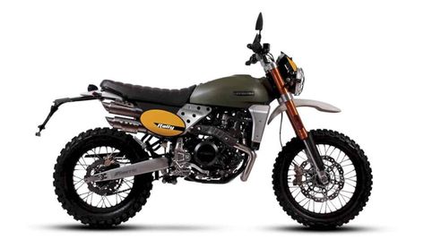 Fantic Caballero 500 Rally is also happy to accept the challenge from the main road onto the field or forest path if the rider feels like it. Interested parties can convince themselves since the motorbike should be available from the price € 7,190. Scrambler Moto, Adventure Bike Motorcycles, Enduro Vintage, Ktm 125 Duke, Honda Scrambler, Moto Scrambler, Scrambler Custom, Super Bike, Ktm 125