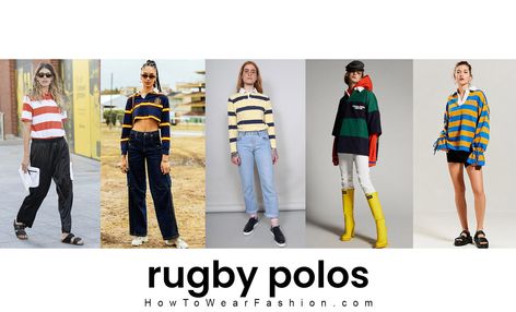 Rugby Jersey Outfit, Jersey Outfit Ideas, Rugby Shirt Outfit, Polo Tshirts, Womens Rugby, Polo Outfit, Rugby Fashion, Rugby Polo, Jersey Outfit