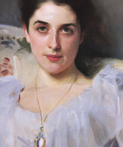 Lady Agnew - detail Lady Agnew, John Sargent, Sargent Art, John Singer Sargent, Oil Portrait, Oil Painting Portrait, Classic Paintings, Pencil Portrait, Traditional Paintings