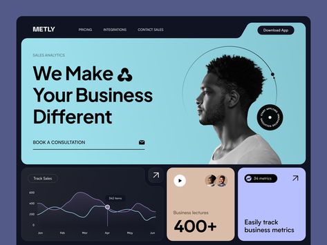 Landing Page Corporate, Saas Website Design, Bold Web Design, 블로그 디자인, Sales Page Design, Web Design Ux Ui, Card Ui, Web Site Design, Webdesign Inspiration