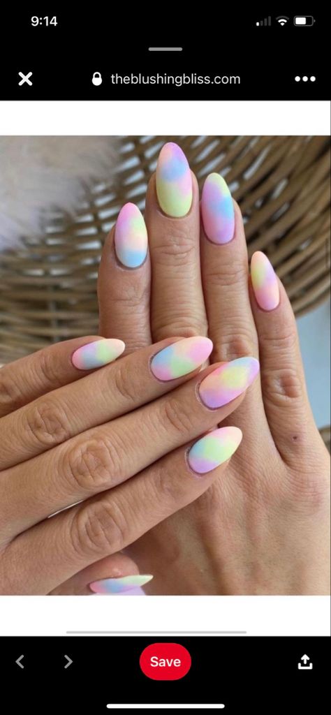 Summer Tye Dye Nails, Pink Tye Dye Nails, Tye Dye Nail Designs, Tye Dye Nails, Round Nail Designs, Nail Picking, Blue Glitter Nails, Country Nails, Tie Dye Nails